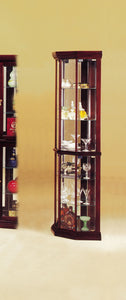 Huxley Cherry Curio Cabinet