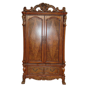 Dresden Cherry Oak TV Armoire