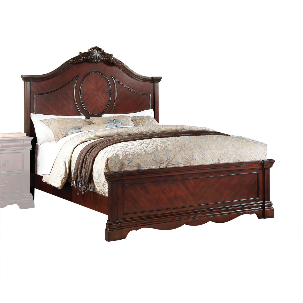 Estrella Dark Cherry Eastern King Bed