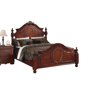 Estrella Dark Cherry Queen Bed