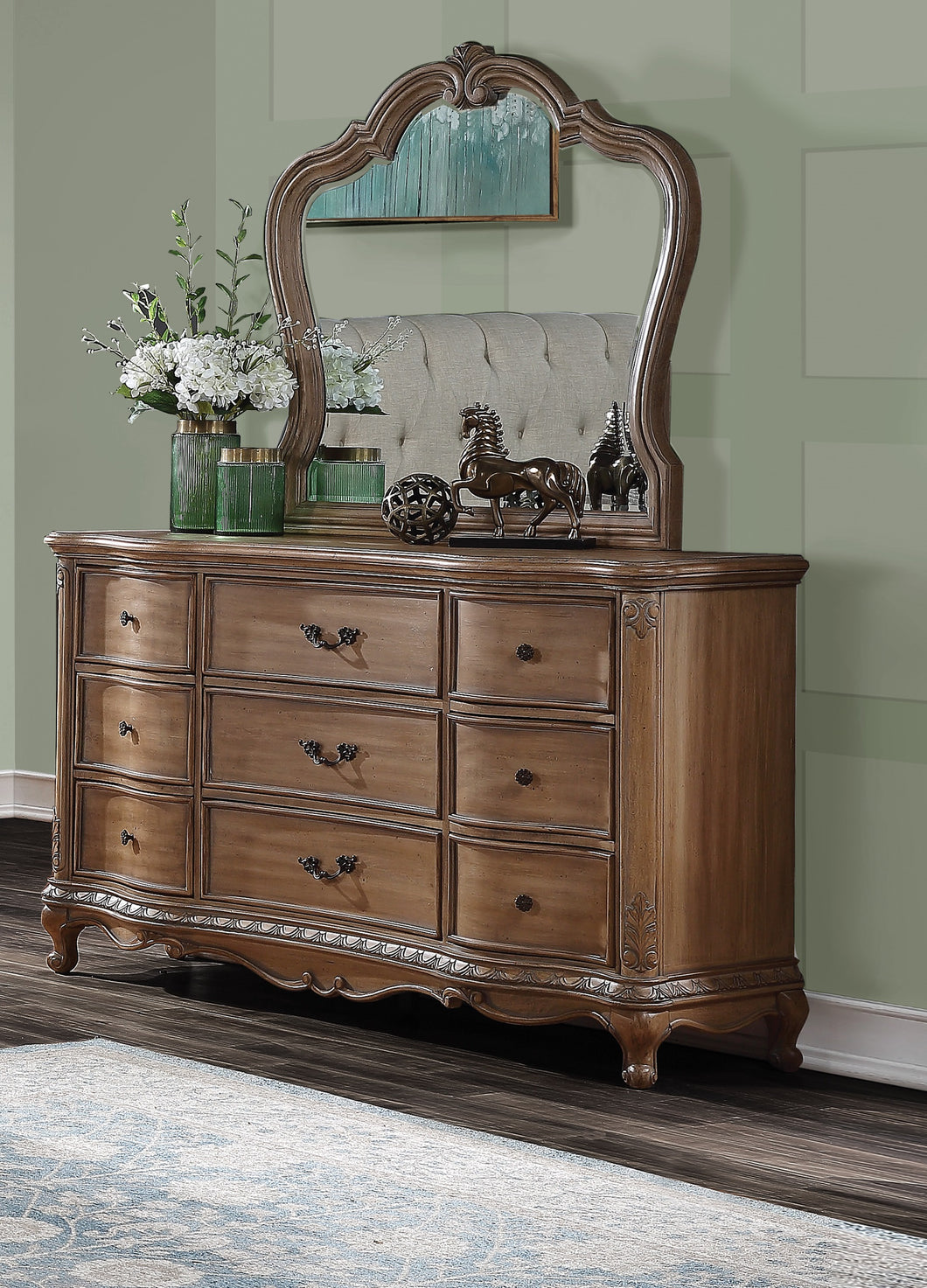 Teagan Oak Dresser (Jewerly Tray)