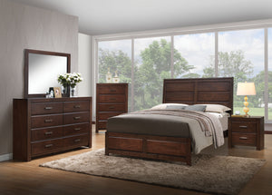 Oberreit Walnut Queen Bed