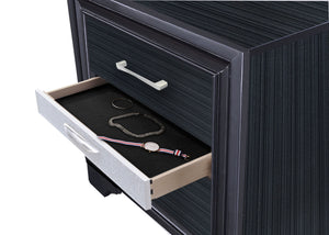 Naima Black Nightstand