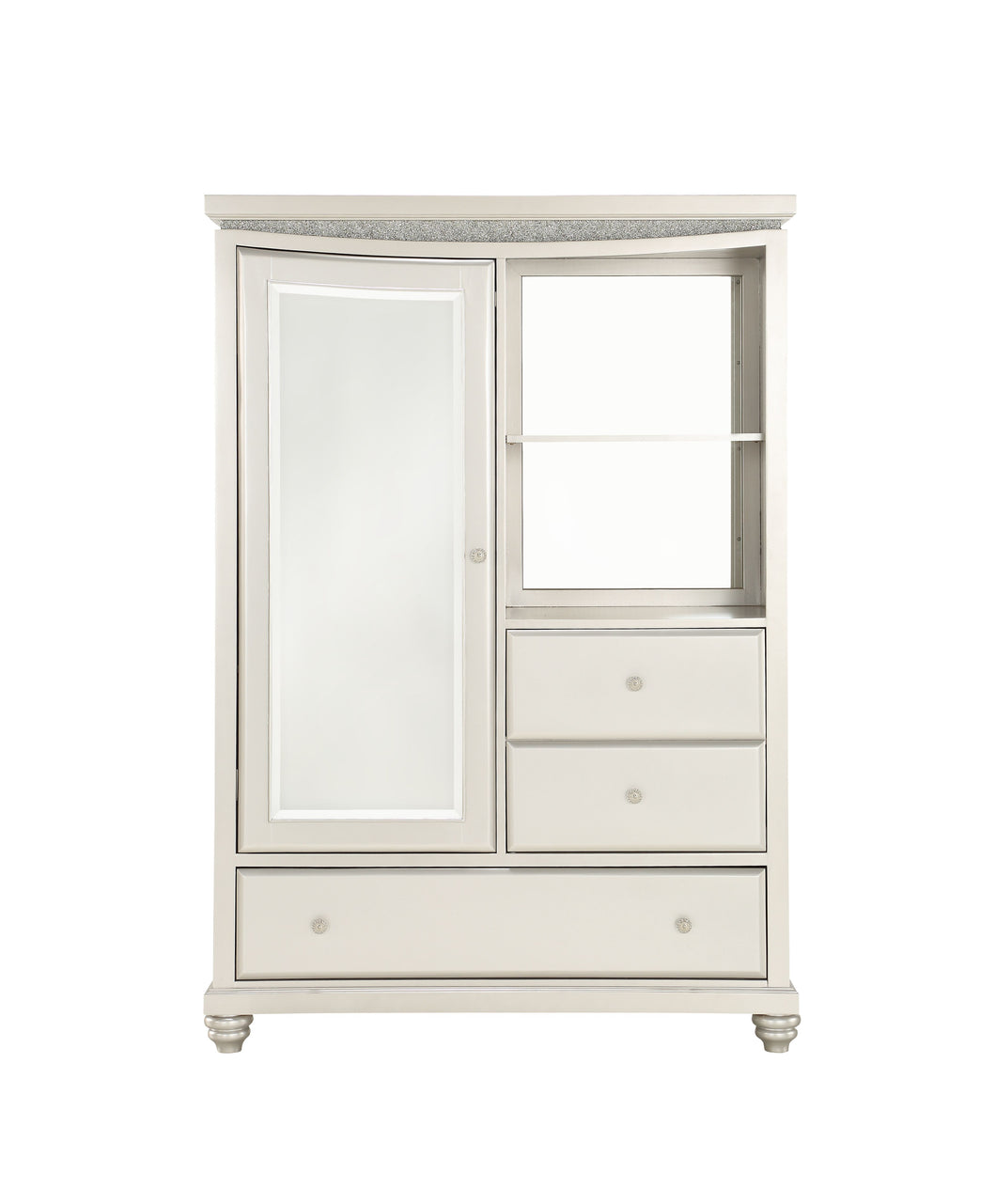 Maverick Platinum Armoire