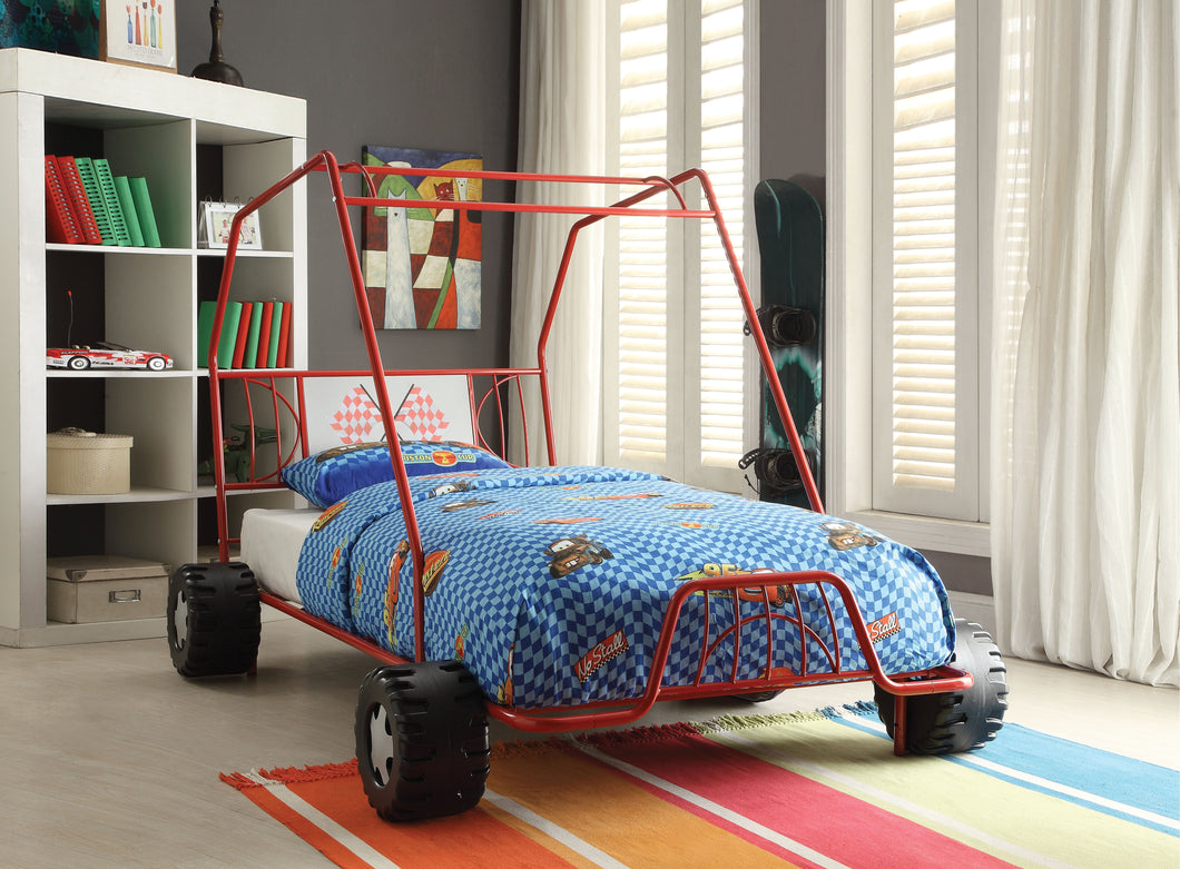 Xander Red Go Kart Twin Bed