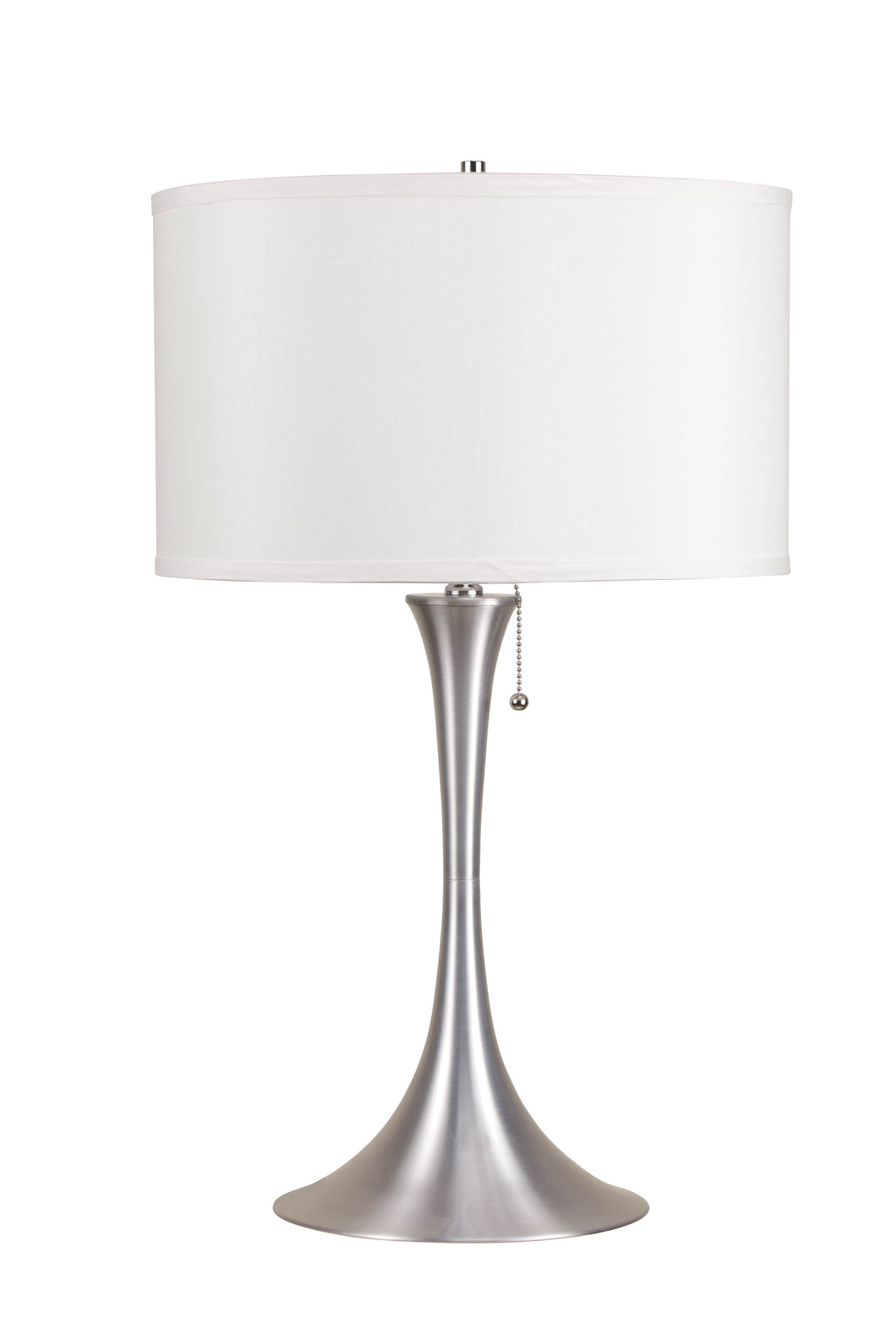 Cody Brushed Silver Table Lamp