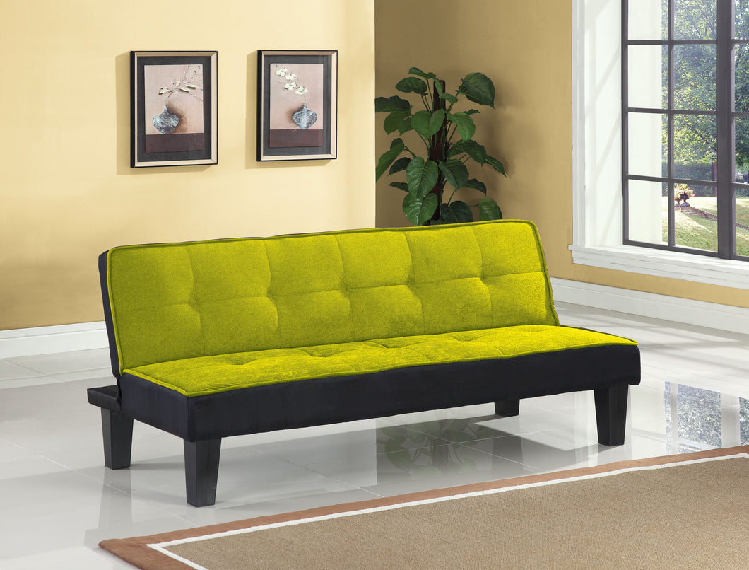 Hamar Green Flannel Fabric Adjustable Sofa