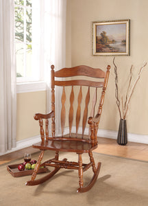 Kloris Dark Walnut Rocking Chair