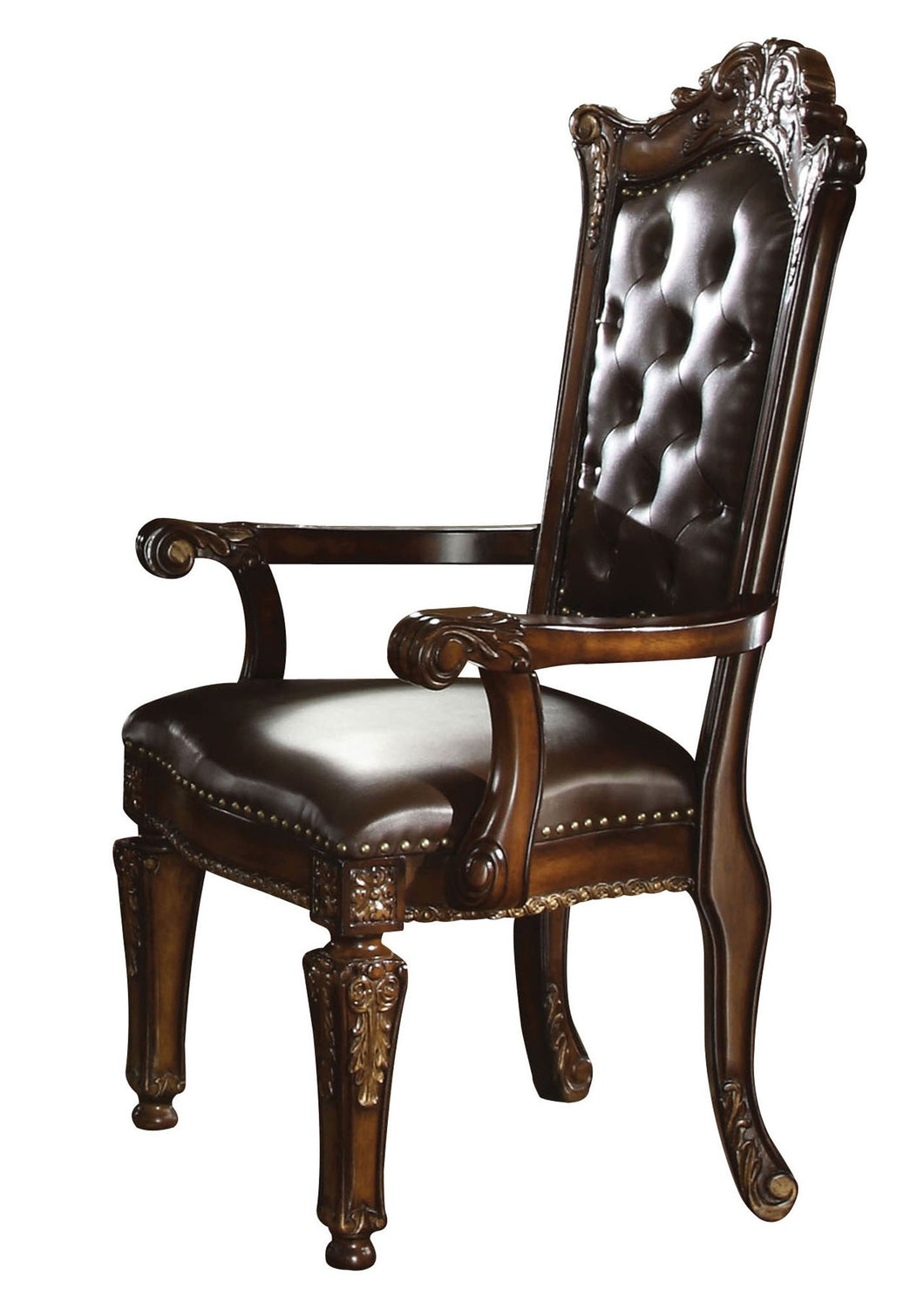 Vendome PU & Cherry Arm Chair