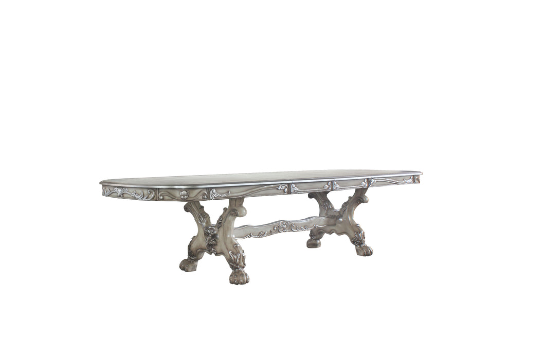 Dresden Vintage Bone White Dining Table (108