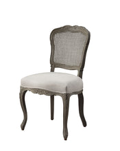 Load image into Gallery viewer, Ruby Linen &amp; Rustic Gray Oak Side Chair
