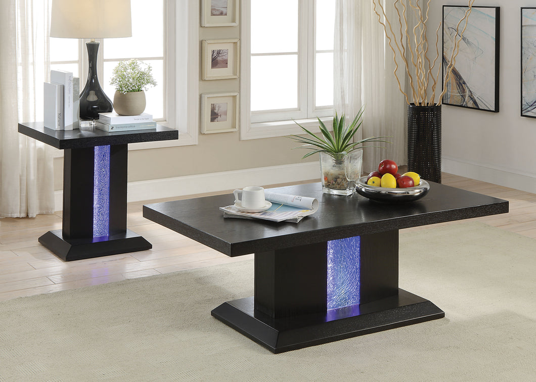 Bernice Black & LED Coffee Table