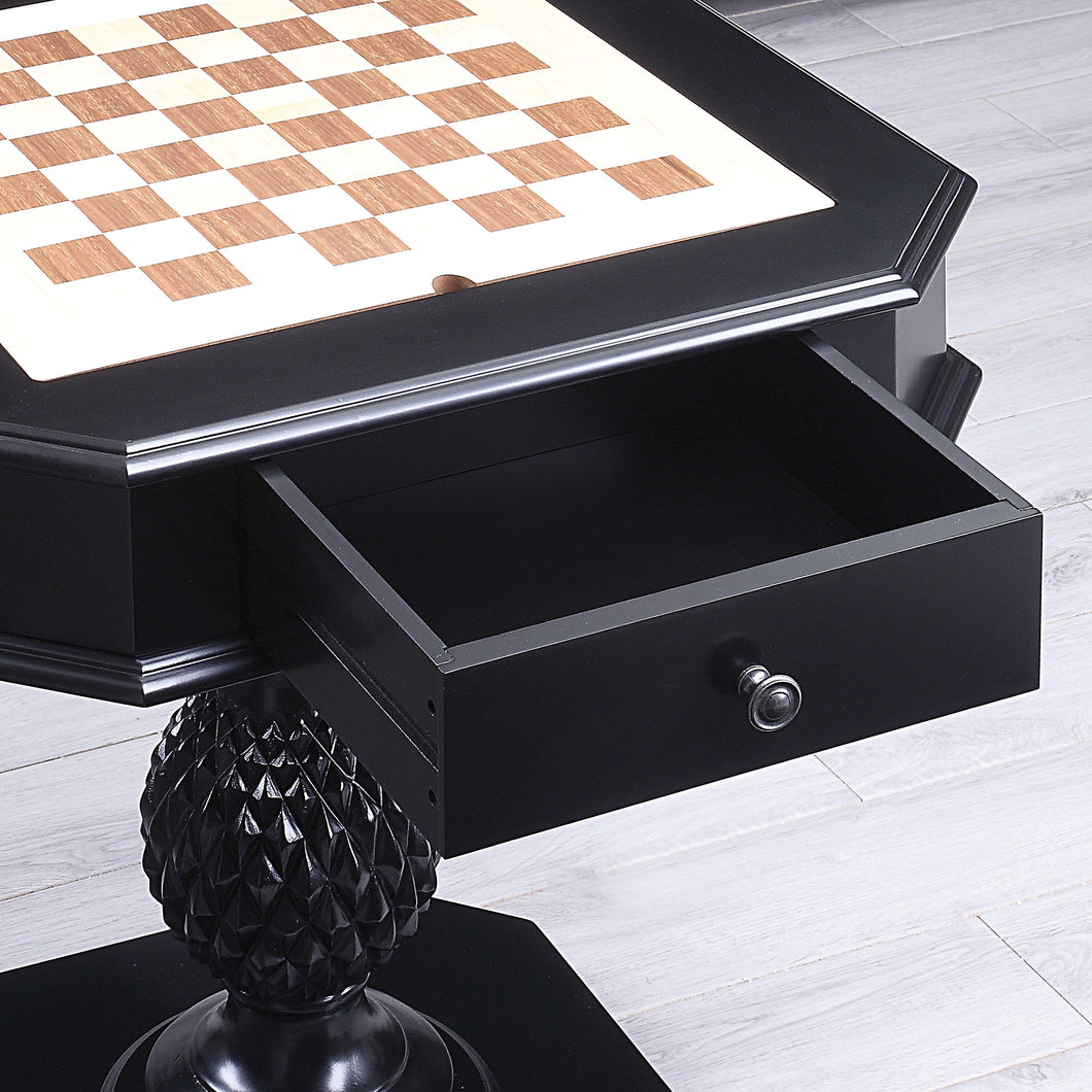 Bishop II Black Game Table