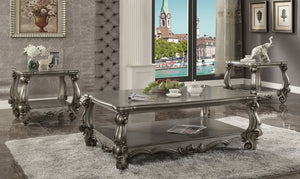 Versailles Antique Platinum Coffee Table