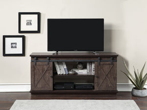 Rowan Oak TV Stand (Optional Fireplace)