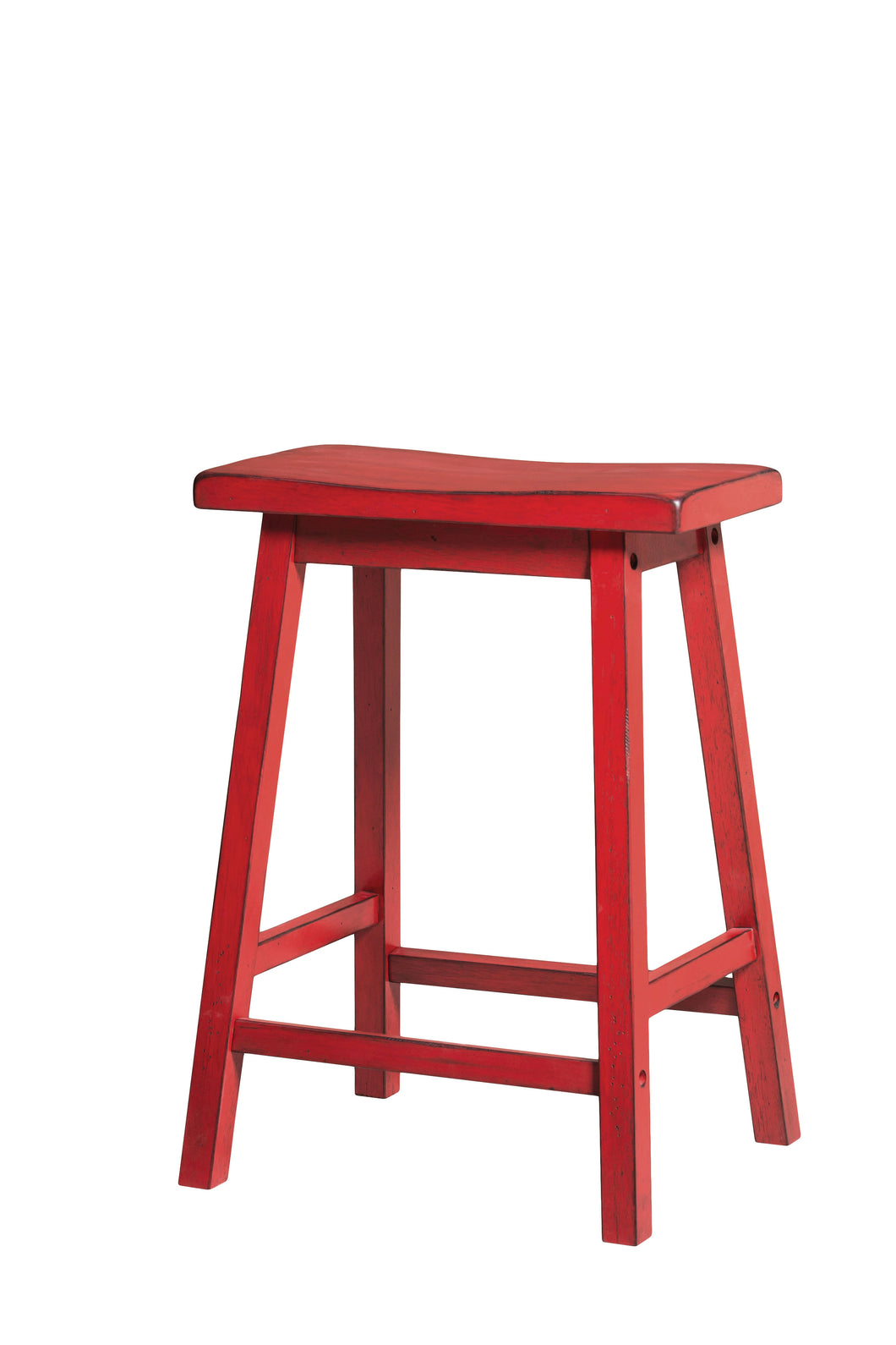Gaucho Antique Red Counter Height Stool