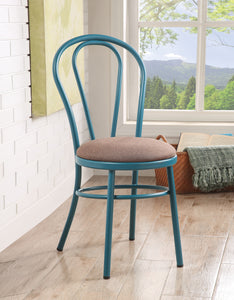 Jakia Fabric & Teal Side Chair