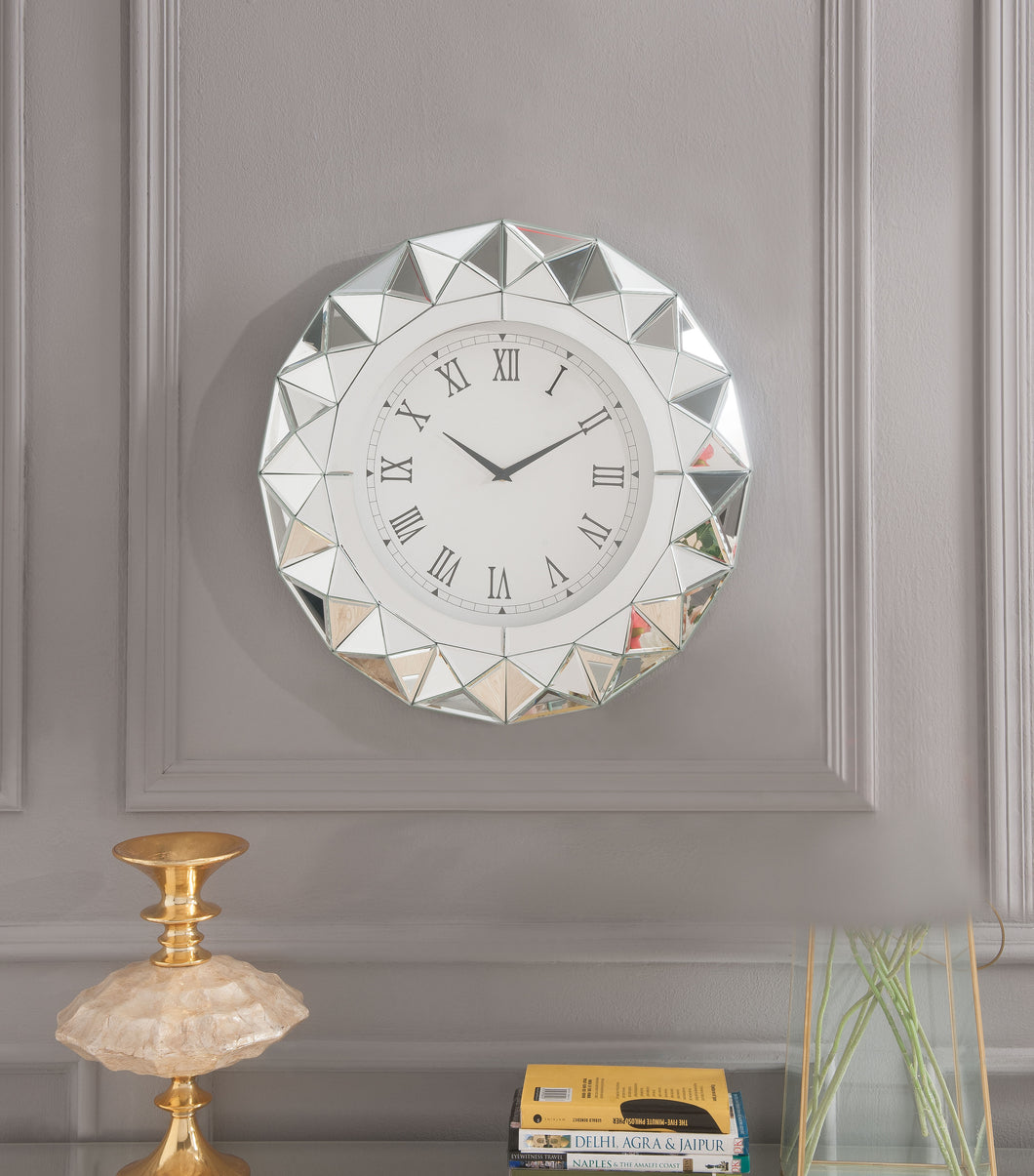 Nyoka Mirrored Wall Clock