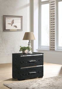 Laleh Black (High Gloss) Accent Table