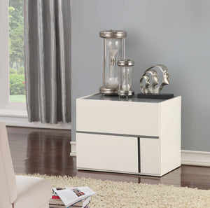 Kottow Dark Gray & Cream Accent Table