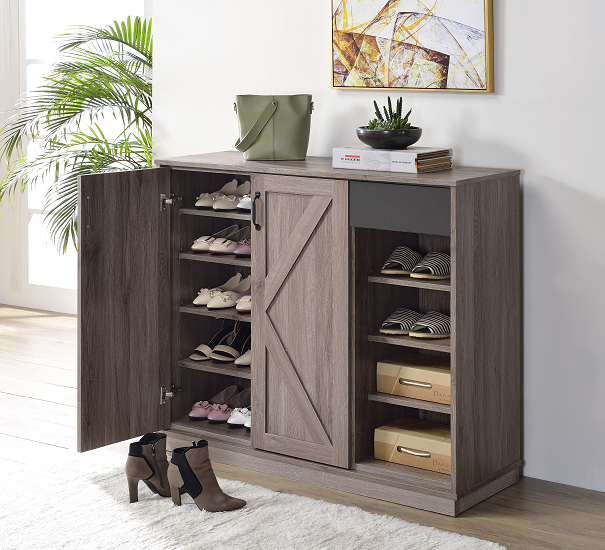 Toski Rustic Gray Oak Cabinet image