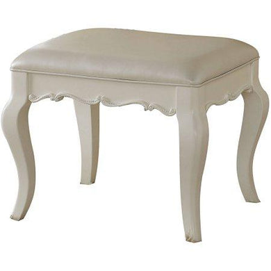 Acme Edalene Vanity Bench in Pearl White 30519 image