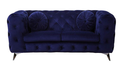 Acme Furniture Atronia Loveseat in Blue 54901 image