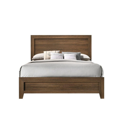 Miquell - Queen Bed - Brown, Light - 84