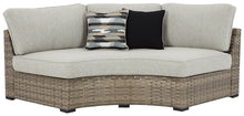Load image into Gallery viewer, Calworth - Curved Loveseat With Cushion image
