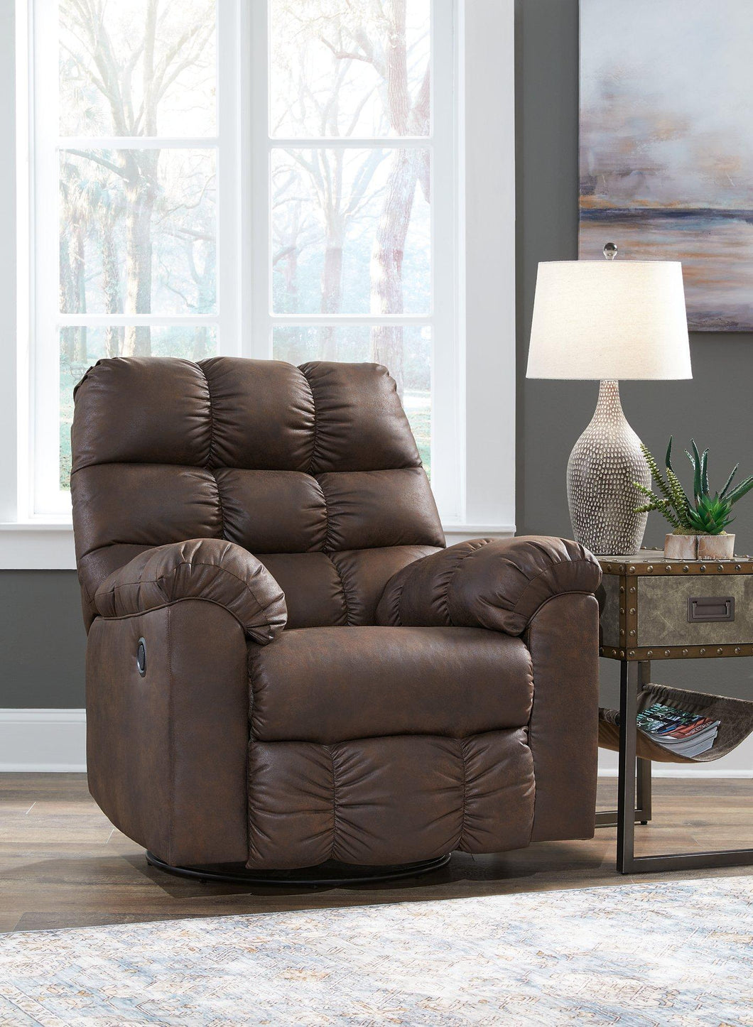 Derwin Swivel Glider Recliner image