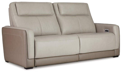 Battleville Almond Power Reclining Sofa image