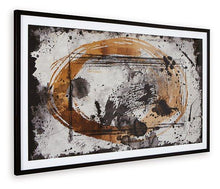 Load image into Gallery viewer, Clefting Black/Caramel/Tan Wall Art image
