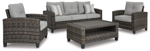 Cloverbrooke Gray 4-Piece Outdoor Conversation Set image