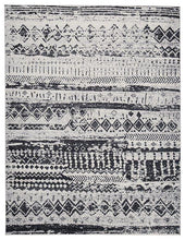 Load image into Gallery viewer, Devman Black/Cream/Gray 5&#39;2&quot; x 6&#39;10&quot; Rug image
