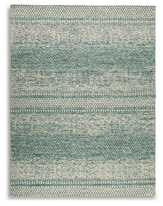 Devton Beige/Teal 7'8" x 10' Rug image