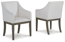Load image into Gallery viewer, Anibecca Gray/Off White Dining Arm Chair image
