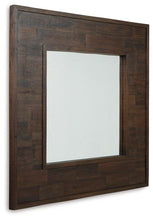 Load image into Gallery viewer, Hensington Brown Accent Mirror image

