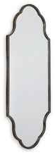 Load image into Gallery viewer, Hallgate Antique Gold Finish Accent Mirror image
