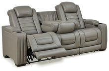 Load image into Gallery viewer, Backtrack Gray Power Reclining Sofa image
