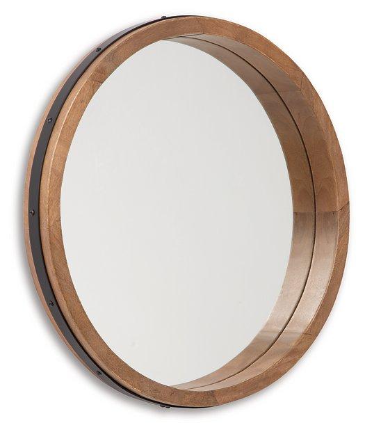 Jamesburg Brown/Black Accent Mirror image