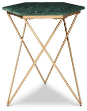 Load image into Gallery viewer, Engelton Green/Gold Accent Table image
