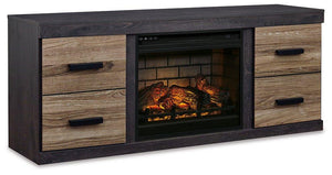 Harlinton 60" TV Stand with Electric Fireplace image