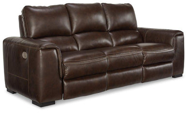 Alessandro Walnut Power Reclining Sofa image