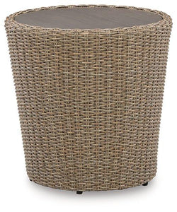 Danson Beige Outdoor End Table image