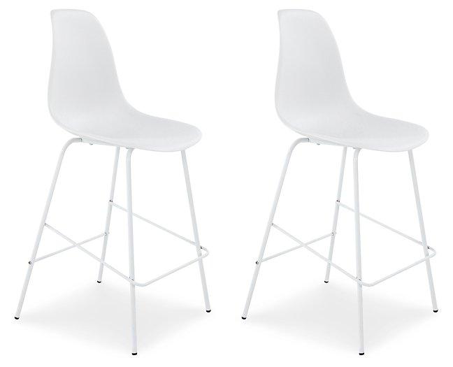 Forestead White Counter Height Bar Stool image