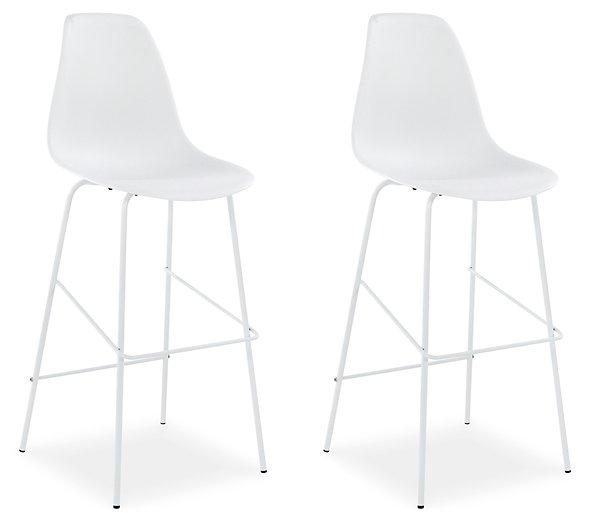 Forestead White Bar Height Bar Stool (Set of 2) image