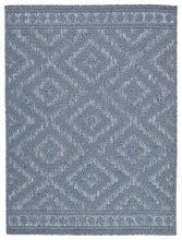 Load image into Gallery viewer, Finnwell Blue 5&#39;3&quot; x 7&#39; Rug image
