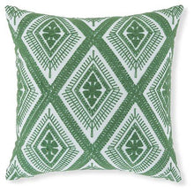 Load image into Gallery viewer, Bellvale Green/White Pillow image
