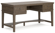Load image into Gallery viewer, Janismore Weathered Gray Home Office Storage Leg Desk image
