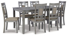 Load image into Gallery viewer, Jayemyer Charcoal Gray Dining Table and Chairs (Set of 7) image
